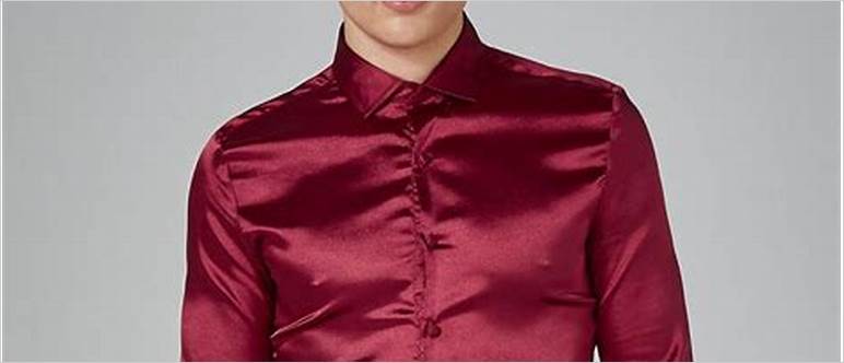 Silk shirts mens clothing